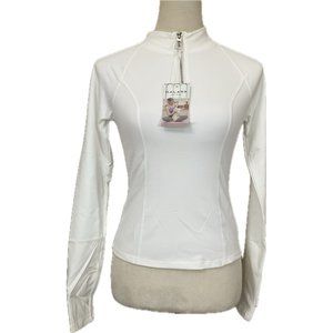 NWT  Halara  Softlyzero™ Half Zip Thumb Hole Yoga Sports Top - Size: Small